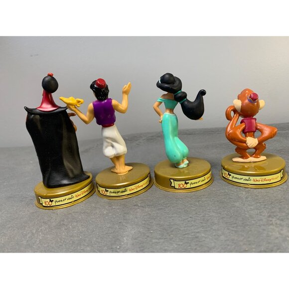 Vintage McDonalds 2002 Disney Aladdin Figure Set Featuring Genie Abu Aladdin Jas - Picture 9 of 16